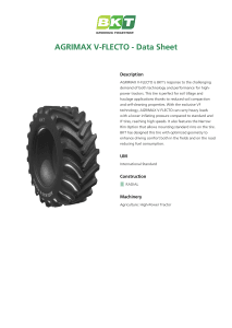 BKT Agrimax V-Flecto Data Sheet