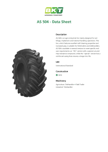 BKT AS-504 Data Sheet