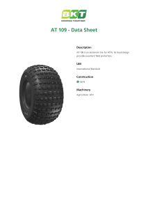 BKT AT-109 Data Sheet