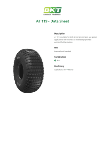 BKT AT-119 Data Sheet