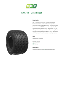 BKT AW-711 Data Sheet