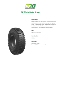 BKT BK-826 Data Sheet