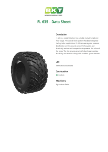 BKT FL-635 Data Sheet