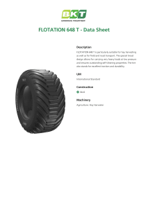 BKT Flotation 648T Data Sheet