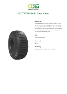 BKT Flotation 648 Data Sheet