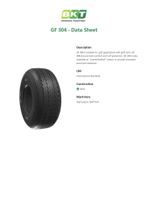 BKT GF-304 Data Sheet