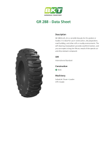 BKT GR-288 Data Sheet
