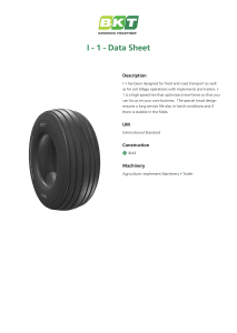 BKT I-1 Data Sheet
