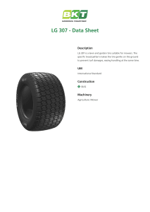 BKT LG-307 Data Sheet