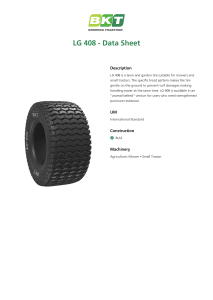 BKT LG-408 Data Sheet