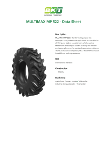 BKT Multimax MP-522 Data Sheet