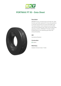 BKT Portmax PT93 Data Sheet
