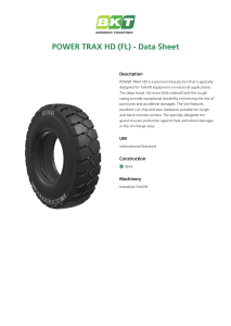 BKT Power Trax HD Data Sheet (Forklift)