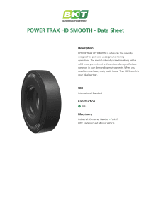 BKT Power Trax HD Smooth Data Sheet