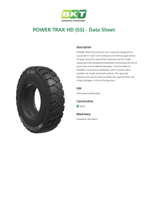 BKT Power Trax HD Data Sheet (Skid Steer)