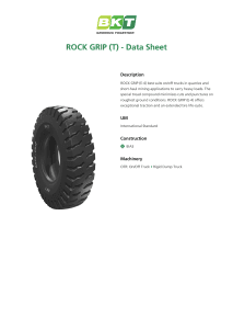 BKT Rock Grip Data Sheet (T)