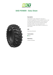 BKT Skid Power Data Sheet