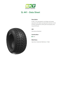 BKT SL-441 Data Sheet
