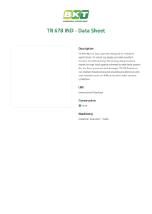 BKT TR-678 Data Sheet (IND)