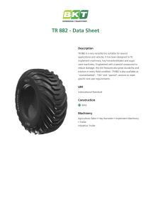BKT TR-882 Data Sheet