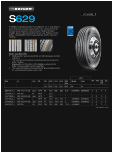 Sailun S629 Data Sheet