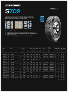 Sailun S702 Data Sheet