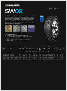 Sailun SW02 Data Sheet