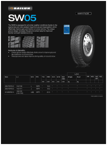 Sailun SW05 Data Sheet