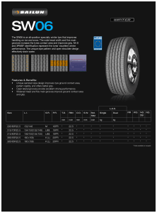 Sailun SW06 Data Sheet