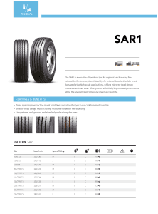 Sailun SAR1 Data Sheet